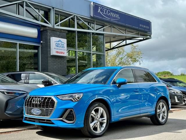 Audi Q3 1.5 35 TFSI S Line 5dr S Tronic Estate Petrol BLUE